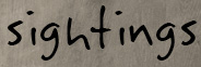 sightings link